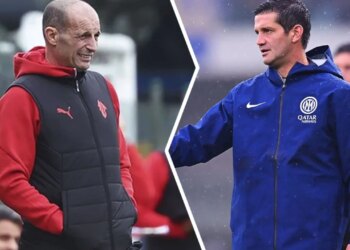 Rasti Bastoni dominos në konferencën e trajnerëve para derbit, deklaratat e Chivu dhe mesazhi i Allegrit.