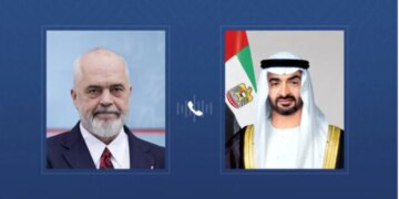 Situata në Lindjen e Mesme: Rama bën telefonatën me Presidentin Mohamed bin Zayed Al Nahyan, ku Shqipëria shpreh dënimin për sulmet ndaj Emirateve të Bashkuara Arabe.