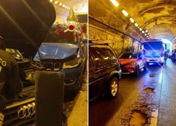 Video/ Aksident tragjik në Itali, 80 vetura përfshihen në një përplasje të madhe brenda një tuneli.