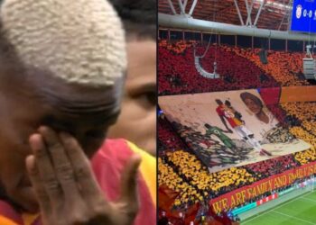 Video/ Momenti prekës për Osimhen para ndeshjes, ekipi turk nderon nënën e tij të ndjerë.