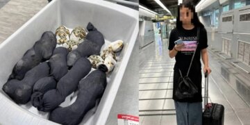 19-vjeçarja arrestohet në Tajlandë pasi fshehu breshka me vlerë 9000 dollarë në rrobat e saj