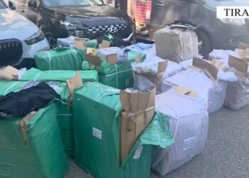 26-vjeçari arrestohet në aksin Elbasan-Tiranë për kontrabandë mallrash 45 mijë euro.