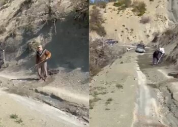 Banorët e dy fshatrave të Përmetit, të bllokuar prej muajsh, detyrohen të hapin rrugën vetë me lopata