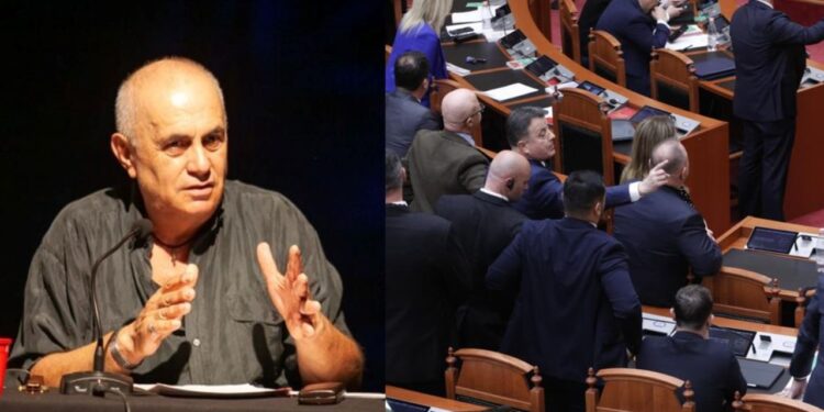 “Çfarë ndodh nëse deputetët humbasin kontrollin?”, akademiku Fuga bën ironinë e debatit në Parlament pas paralajmërimit të SHBA-së për rrezikun e sulmeve nga Irani.