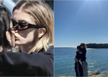 Foto/ Balerina shqiptare konfirmon lidhjen me këngëtaren italiane: momente romantike mes tyre gjatë pushimeve