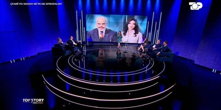 Gënjejnë publikisht në studio — Debat për Spiropalin në PS; gazetari te Balës: Po fole do bësh autogol