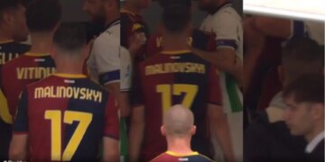 Genoa-Sassuolo/Sherr në tunel pas ndeshjes; Ellertson dhe Berardi ndëshkohen me karton të kuq