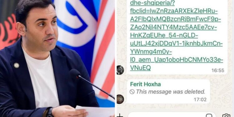 Incidenti i rëndë s’kalohet pa dorëheqje, Këlliçi publikon sërish mesazhe në grup WhatsApp ambasadorësh; Ministri Hoxha fshiu sms
