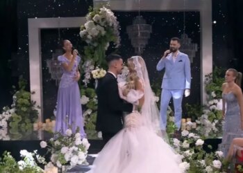 Mateo dhe Brikena shkëmbejnë unazat, ceremonia e shpalljes zyrtare si bashkëshortë: ‘Dua të jem përgjithmonë me ty’