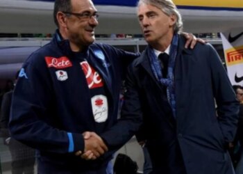 Napoli, Plani B i De Laurentiis: Sarri ose Mancini në pankinë nëse largohet Conte