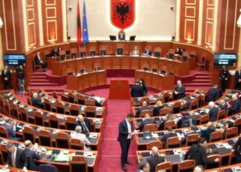 Nis seanca plenare në Kuvend, Niko Peleshi paraqet rendin e ditës.