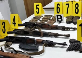 Policia kryen aksion në veri të Kosovës, sekuestrohen armë e municione në Zubin Potok