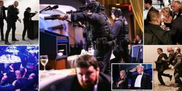 Të shtëna gjatë darkës së Trump me gazetarët në Shtëpinë e Bardhë; Presidenti largohet me urgjencë, autori arrestohet, agjent sekret në spital