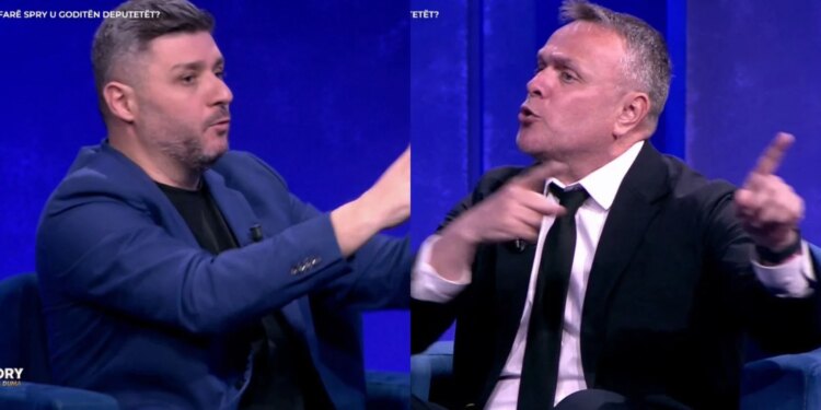 Tensionet në protestën e PD-së, Karamuço: Protestuesit me molotovë; Gazetari: Polici që i turret deputetit, imagjino qytetarin