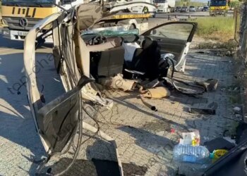 VIDEO/ Aksidenti i rëndë në Fushë Krujë-Milot, pamjet e përplasjes fatale; makina e bërë copë copë