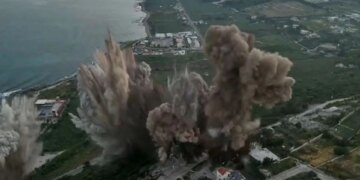 :VIDEO/ Forcat izraelite shkatërrojnë tunelin që përdorej nga Hezbollahu në Liban, duke përdorur 24 ton eksplozivë