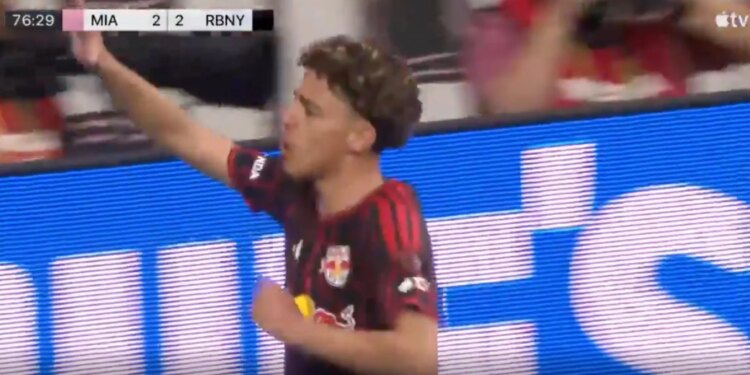 VIDEO/Adoleshenti shqiptar shkëlqen në SHBA, shënon golin e parë në MLS dhe ndalon fitoren e Inter Miamit të Messit