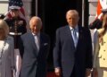 Video/ Trump mikëpret Mbretin Charles në Shtëpinë e Bardhë, nis vizita zyrtare në SHBA