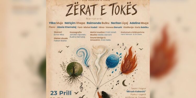 Zërat e Tokës në Amfiteatrin e Tiranës si thirrje artistike në Ditën Ndërkombëtare të Tokës
