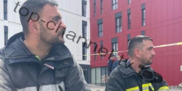 Zjarri shkrumboi pallatin 12 katësh pranë QSUT, zjarrfikësit në krye të detyrës gjatë natës