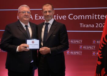 FSHF shpreh hapur mbështetjen për Aleksander Ceferin në zgjedhjet e UEFA-s