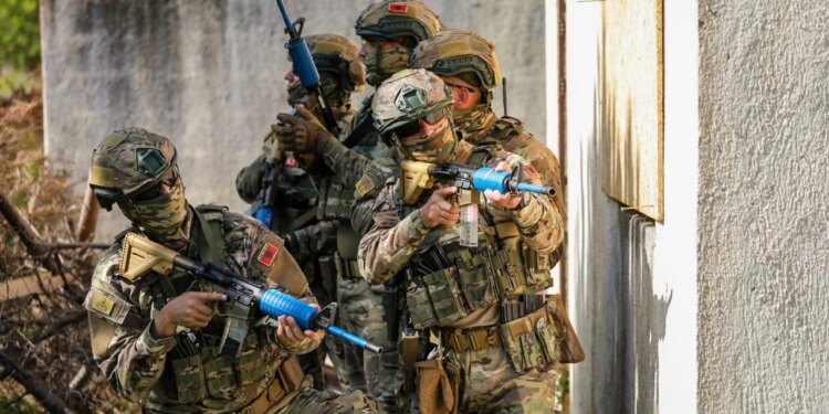 Forcat shqiptare zhvillojnë stërvitje përbashkët me instruktorët e Forcave Speciale të SHBA-së; NATO publikon fotot e ushtarëve shqiptarë