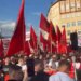 Gjuha shqipe amanet — protesta në RMV: studentët shqiptarë kërkojnë dorëheqjen e kryeministrit maqedonas