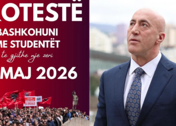 Haradinaj mbështet studentët shqiptarë në RMV: S’e ndalin as kralat e as sulltanë, gjuha shqipe e këtij trualli