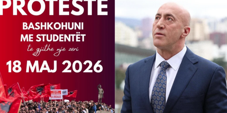Haradinaj mbështet studentët shqiptarë në RMV: S’e ndalin as kralat e as sulltanë, gjuha shqipe e këtij trualli