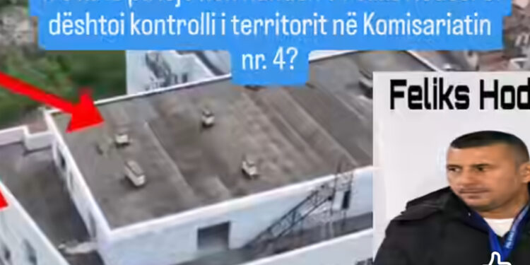 💥Inspektorët denoncojnë shefin e Komisariatit nr.4: “ Feliks Hoda merr 3 mijë euro për cdo ndërtim pa leje, na thotë që të mbyllim sytë”