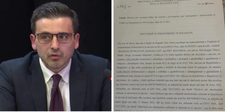 💥Eskluzive me dokumenta/ Besmir Beja i doganave nuk arkëton miliardat që Bankers Petroleum i detyrohet shtetit. SPAK vihet në lëvizje!