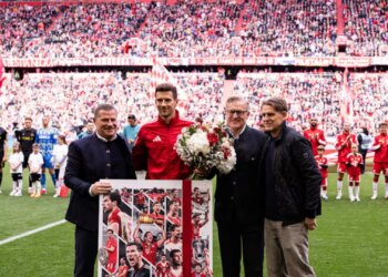 Kohë lamtumirash te Bayerni: kampionët e Gjermanisë përshëndesin Leon Goretzka, Raphaël Guerreiro dhe Nicolas Jackson
