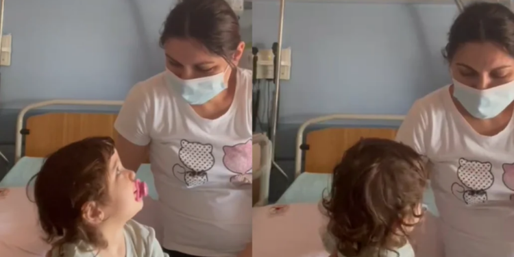 Në luftë me tumorin në kokë, familja e vogëlushes 19-muajshe apelon për ndihmë për ndërhyrje urgjente në Itali
