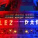 Paris në ethe, Kulla Eiffel mbulohet me kuqeblu para finales së madhe
