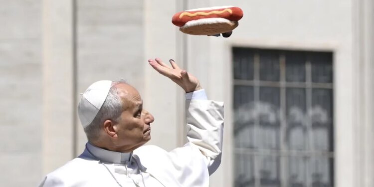 Po salcat? Fotot e Papës xhirojnë rrjetin, besimtarët i japin hotdog falas gjatë paradës në sheshin Shën Pjetri