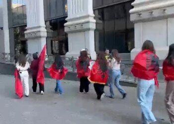 Studentët në Maqedoninë e Veriut protestojnë për gjuhën shqipe dhe i drejtohen Gjykatës Kushtetuese