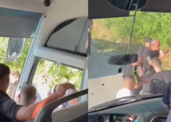 Të rinjtë nga Tirana, në mbështetje të studentëve shqiptarë në Shkup, bllokohen në Kumanovë, mbahen 8 orë peng