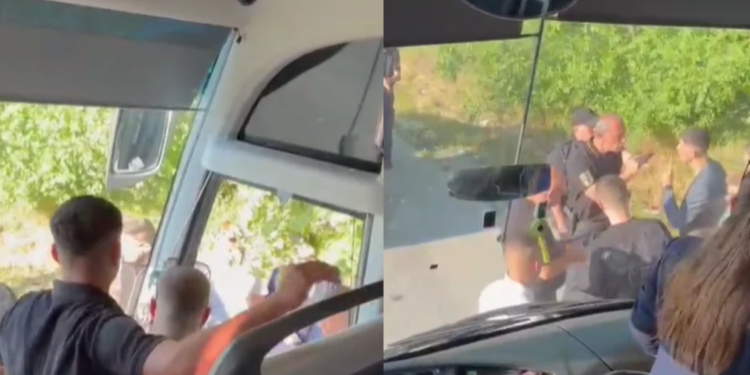 Të rinjtë nga Tirana, në mbështetje të studentëve shqiptarë në Shkup, bllokohen në Kumanovë, mbahen 8 orë peng