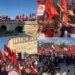 UÇK, UÇK, UÇK! Protesta në RMV për gjuhën shqipe, thirrje për dorëheqjen e kryeministrit; tre studentë të arrestuar