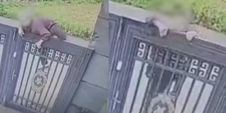 92-vjeçarja arratiset nga azili duke kapërcyer derën dy metra të lartë