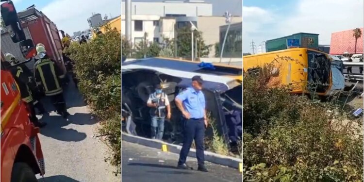 Aksidenti me dy viktima: autobusi Berat-Tiranë, shoferi dyshohet për infarkt; 14 plagosur, një fëmijë në gjendje të rëndë