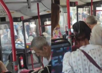 Autobusi i transportit publik aksidentohet pranë Gjykatës së Tiranës, raportohet për disa të lënduar