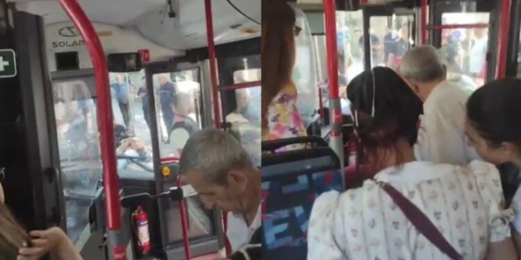 Autobusi i transportit publik aksidentohet pranë Gjykatës së Tiranës, raportohet për disa të lënduar