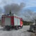 Digjet magazina e fabrikës në zonën e ish-Metalurgjikut në Elbasan; zjarrfikësit në vendngjarje