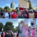 Dita e 15-të e protestës në Tiranë: qytetarë para sheshit Skëndërbej dhe Kryeministrisë — Revolucion, Shqipëri e re