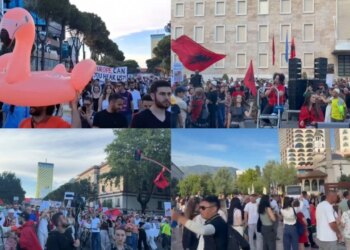 Dita e 16-të e protestës në Tiranë: nisin fjalimet para Kryeministrisë, nismëtarët: Do marshojmë vetëm brenda Unazës