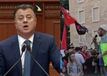 Flamur Noka kap të infiltruarin e Veliajt në protestën kundër investimit në Zvërnec: Është një ndër zjarrfikësit e…