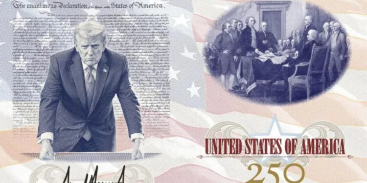 Fytyra e Trumpit në pasaportat përkujtimore të 250-vjetorit të SHBA-së, DASH: Qasja është e kufizuar