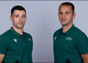 Historike: Florian Lata dhe Mario Shazivari, arbitrat shqiptarë në finalen e Europianit U17