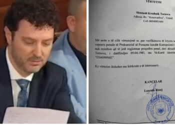 💥SPAK nxjerr vërtetimin zyrtar: Kreshnik Ternova nuk është nën hetim, dokumenti rrëzon pretendimet mediatike